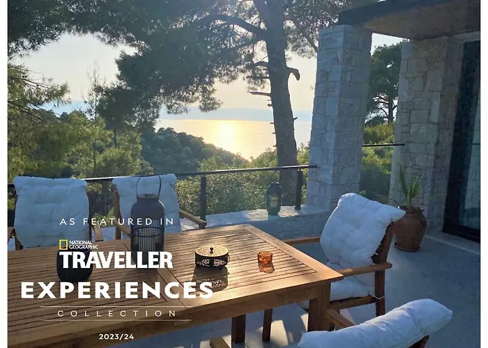 Damari Luxury 3 Bedroom With Private Pool, Skiathos Villa