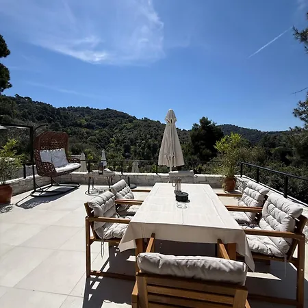 Damari Luxury 3 Bedroom With Private Pool, Skiathos Moni Evaggelistrias